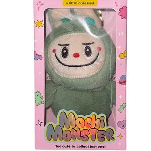 Mochi Monster Plush Toy - Green Collectible labubu Easter gift NIB